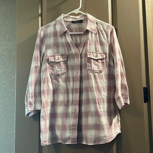 Ana Petite Large Button up Blouse